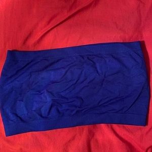 Royal blue tube top